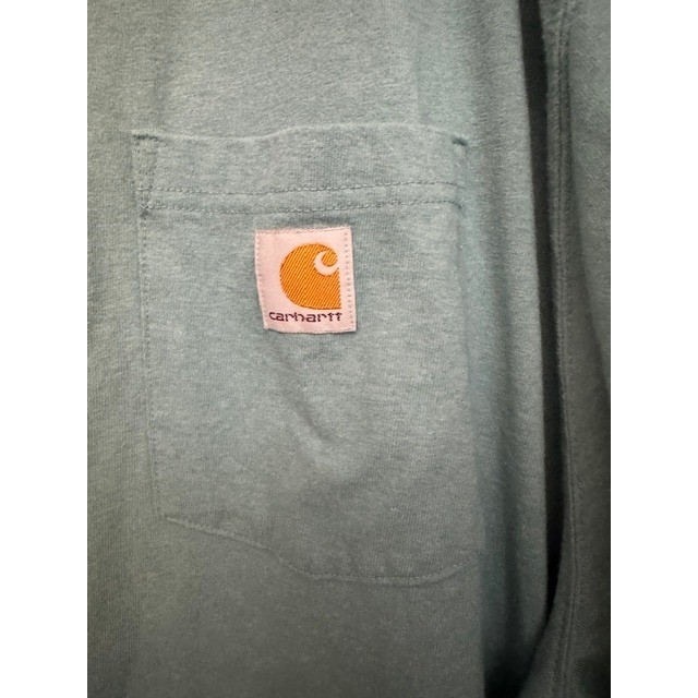 Carhart Men 3XL Loose Fit Pocket T-Shirt Sage Green Short Sleeve Workwear T (C)