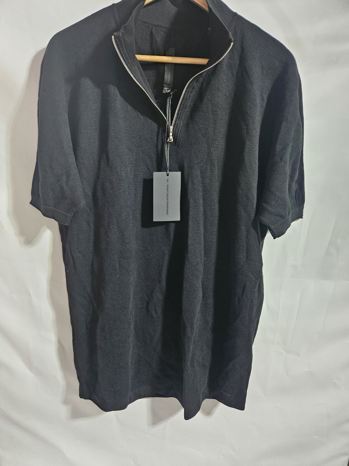 Nike Nd Every Stitch Cosnidered Black Half Zip Mens S Shirt -CW3747-010