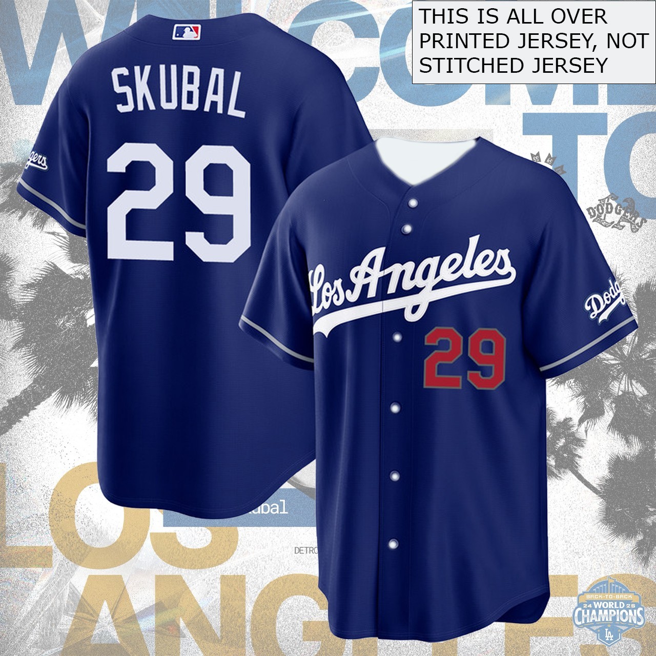 HOT! Welcome Tarik Skubal #29 Los Angeles Players Name & Number Gift For Fans