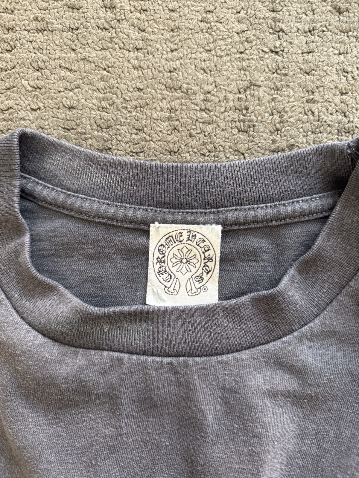 Chrome Hearts Vintage 90s Faded Long Sleeve Shirt