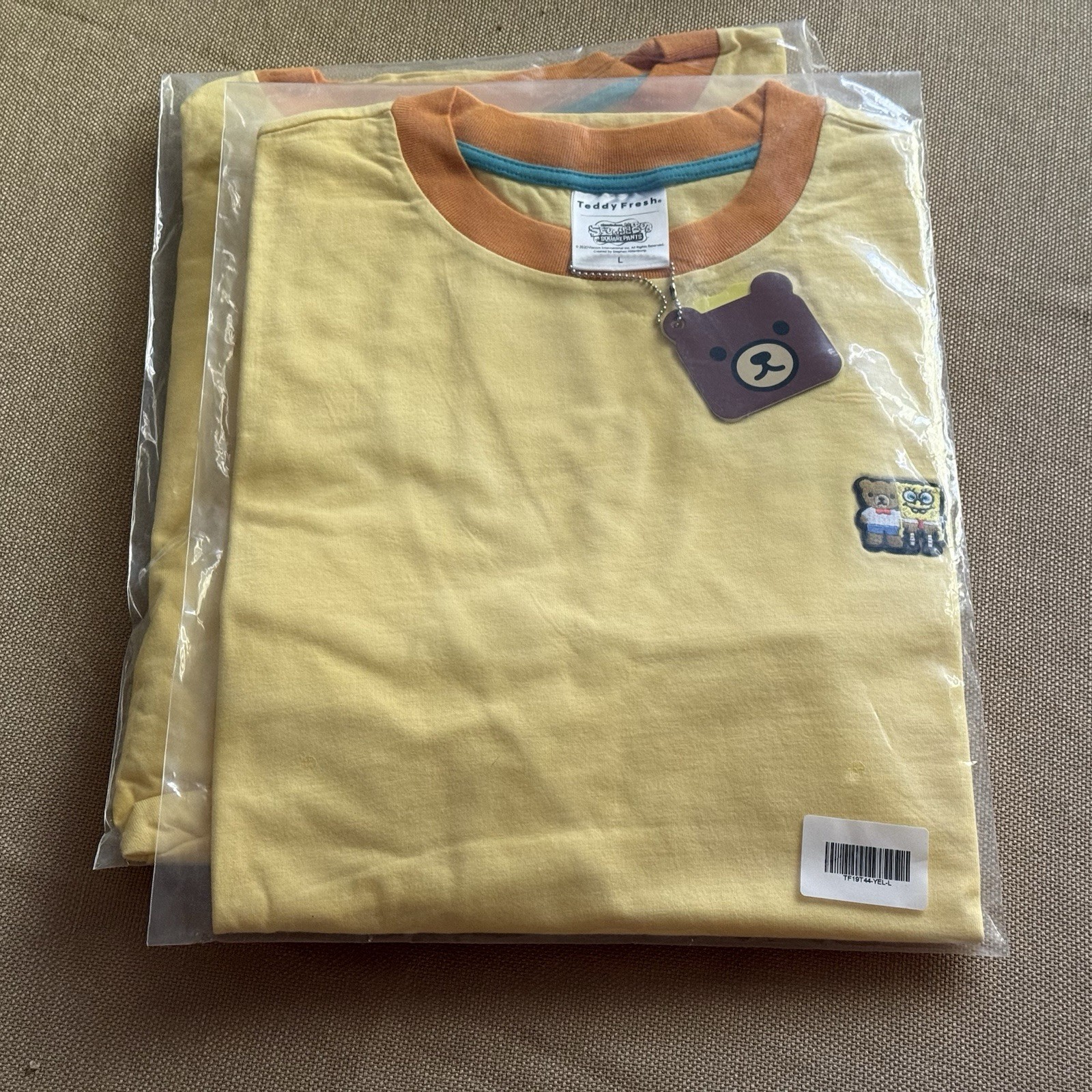 Teddy Fresh X SpongeBob Classic Patch T-Shirt NEW/NOS c.2020