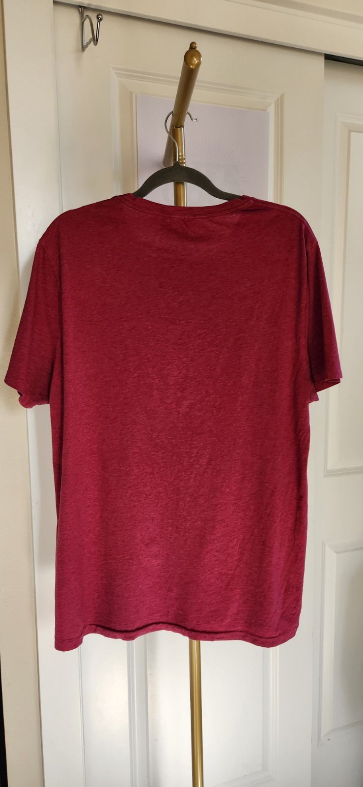 Burberry Brit T-shirt Ombre Nova Check Men’s Red XXL Authentic