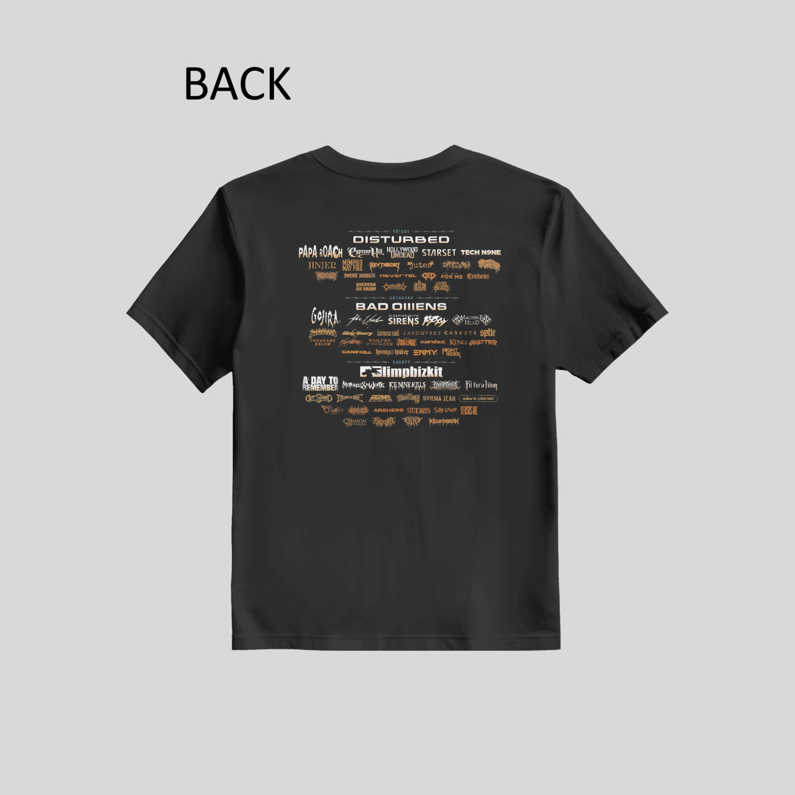 Inkcarceration Prison Music Festival Ink 2026 T Shirt Black Gildan XL L M