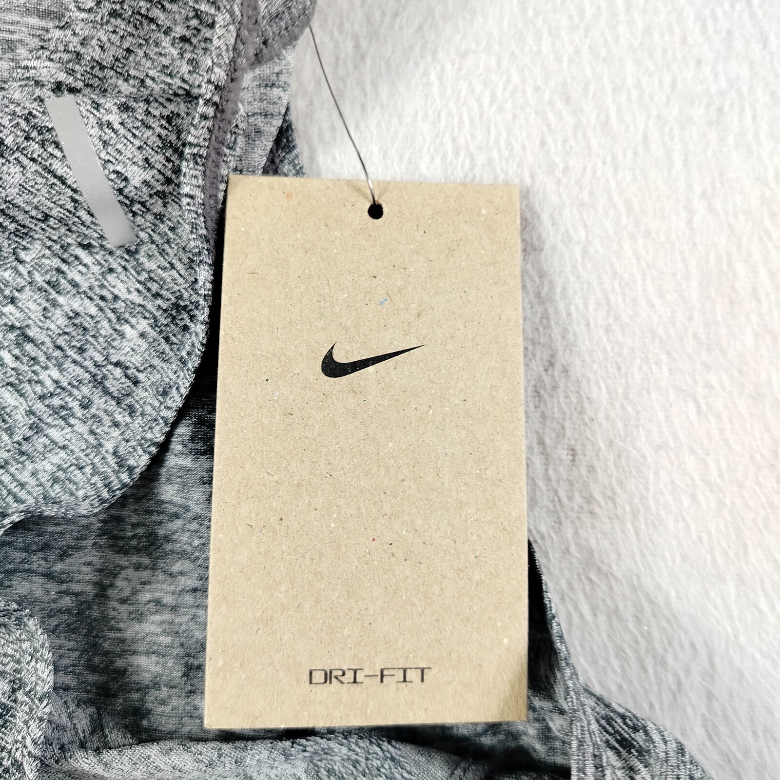 Nike Tank Top Mens Medium Heather Gray Dri Fit Running Workout Gym Rise 365