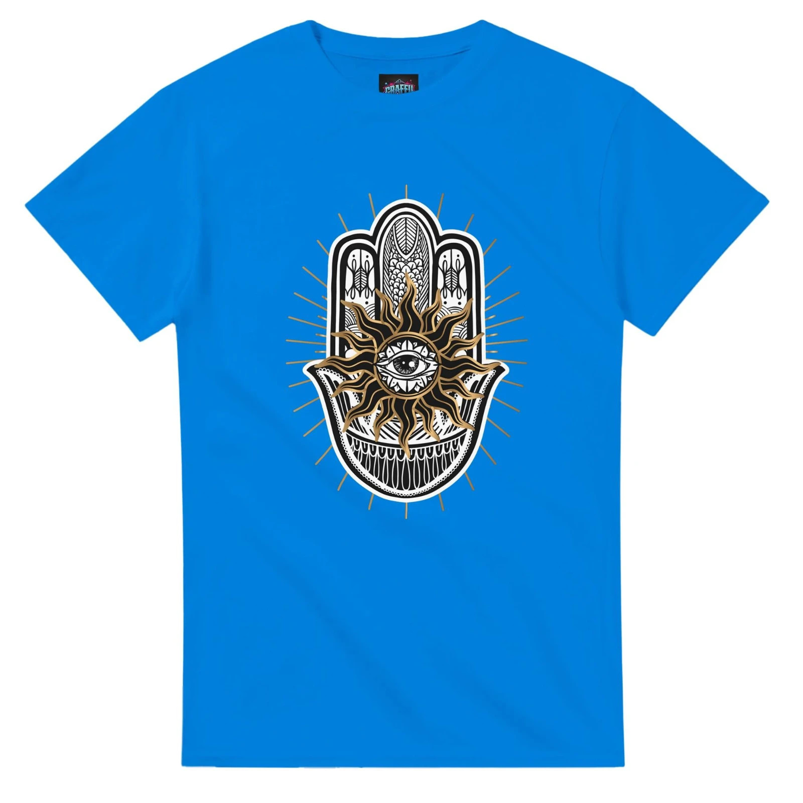 Graffiti Lux Meditation Graphic T-Shirt – High-Quality Cotton Tee-White XL