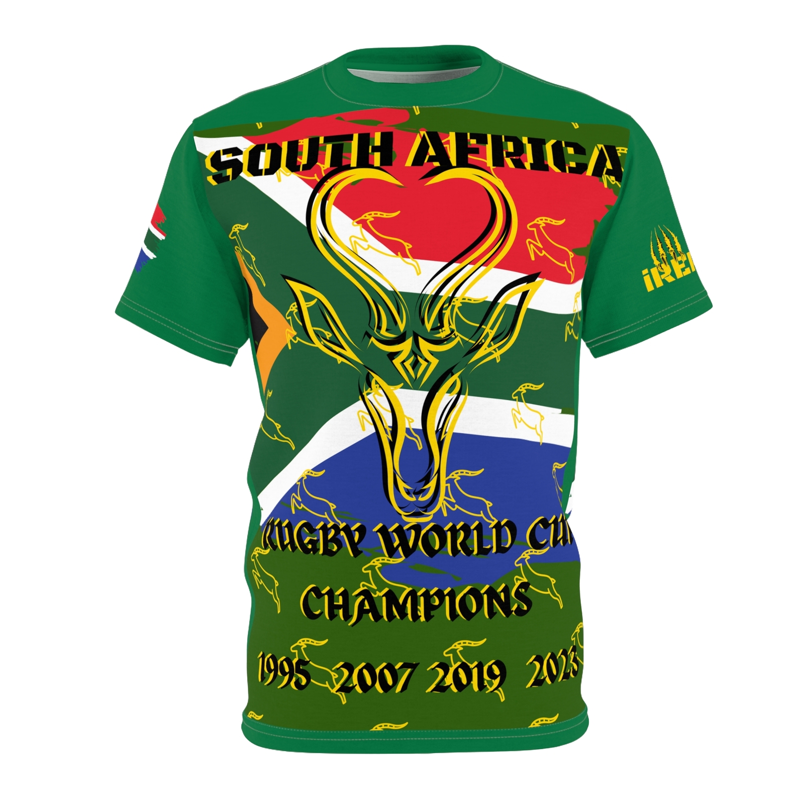 South Africa World Champion Supporter T-Shirt, Springboks Rugby Fan Tee,