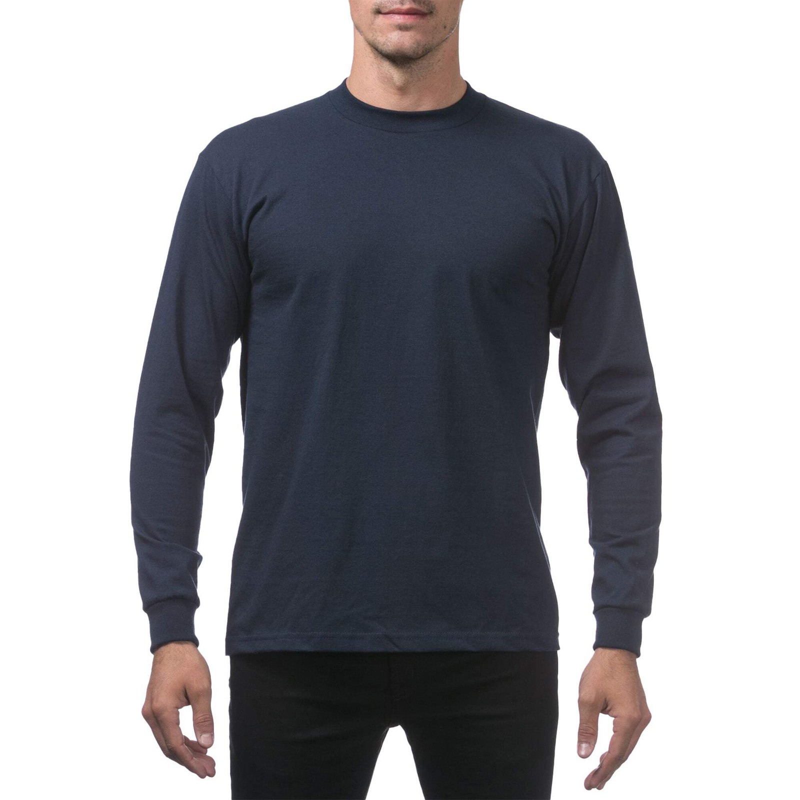 Pro Club Men’s Heavyweight Cotton Long Sleeve T-Shirt