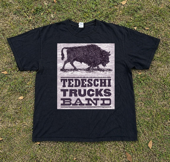 Vintage Tedeschi Trucks Band White T-Shirt, Full Size S-4XL