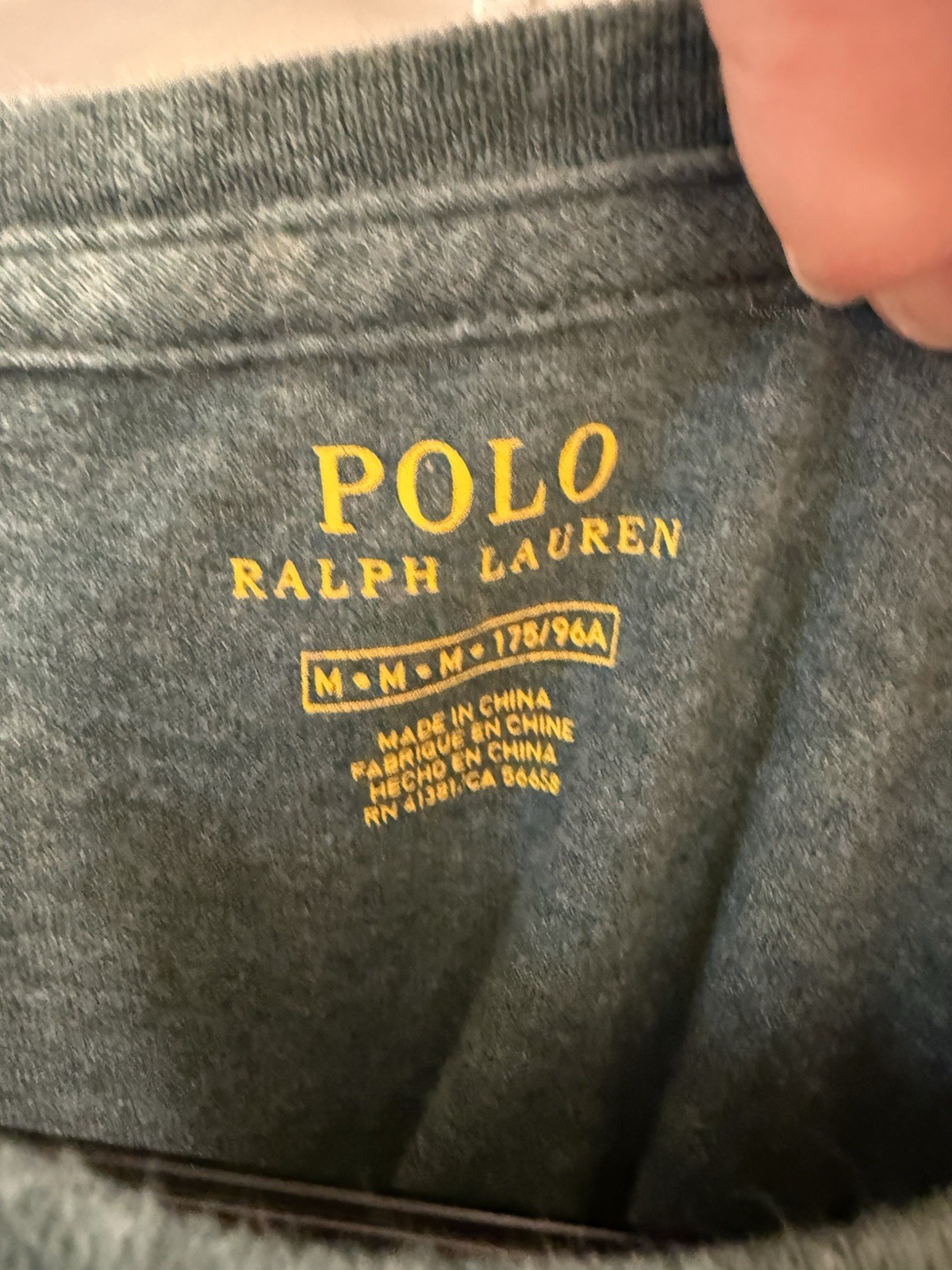 POLO RALPH LAUREN T Shirt Crew Neck with Pony Men’s XXL – Green
