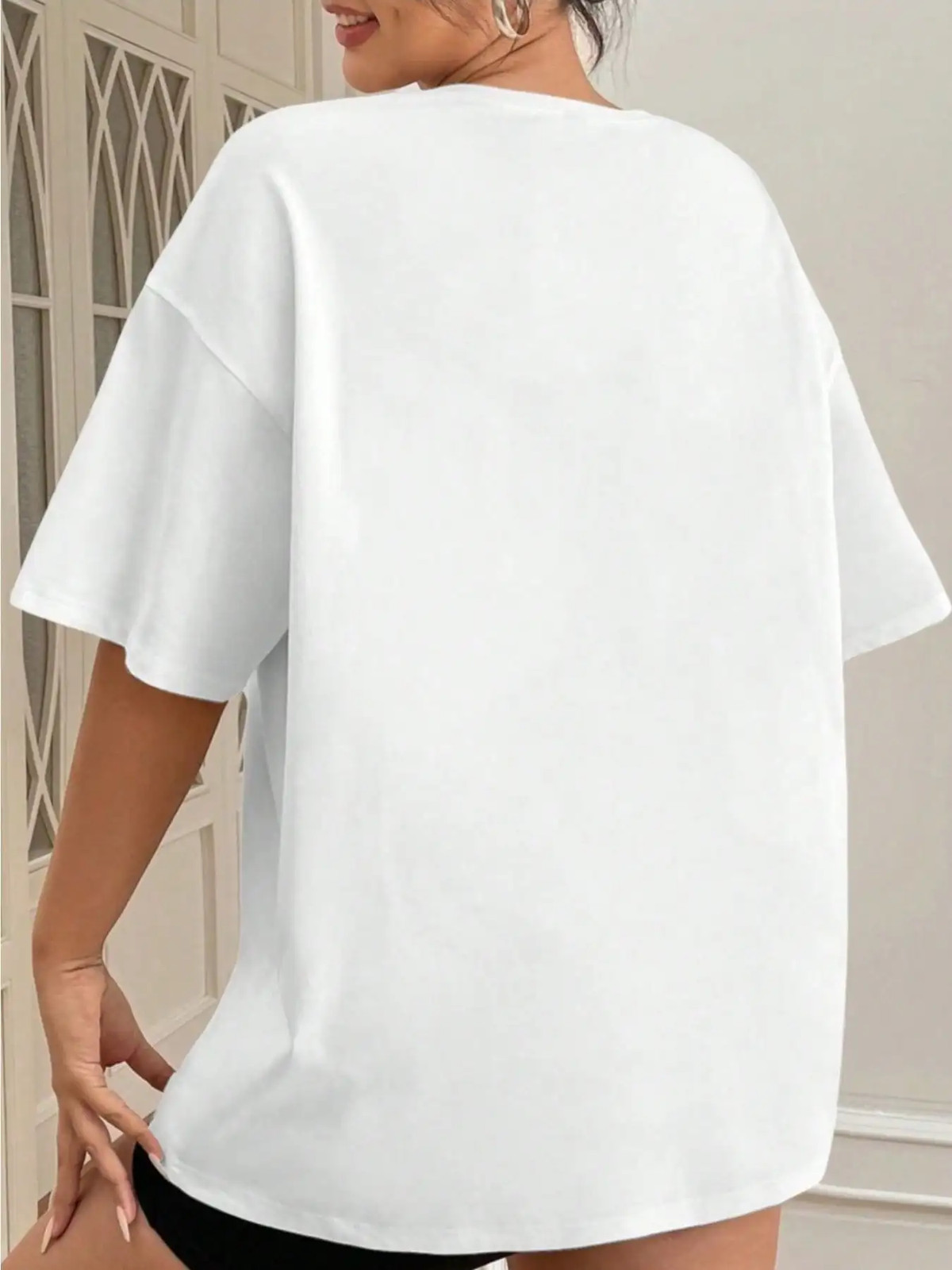 Iced Coffee Graphic Tee Funny Cotton Oversized Short Sleeve Classin T Shirt