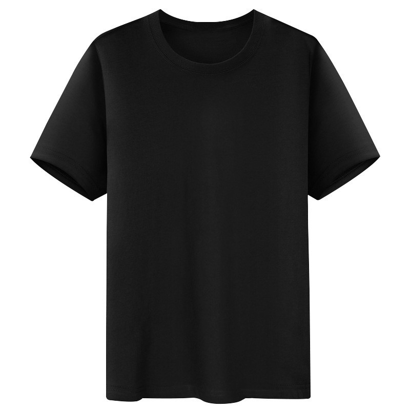 New Universal Men’s Polyester Fiber Plain Crew Neck Short Sleeves T-Shirt M-5XL