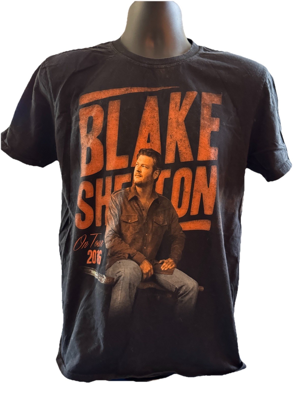 Blake Shelton 2016 Tour Shirt Front And Back Print Sz LG