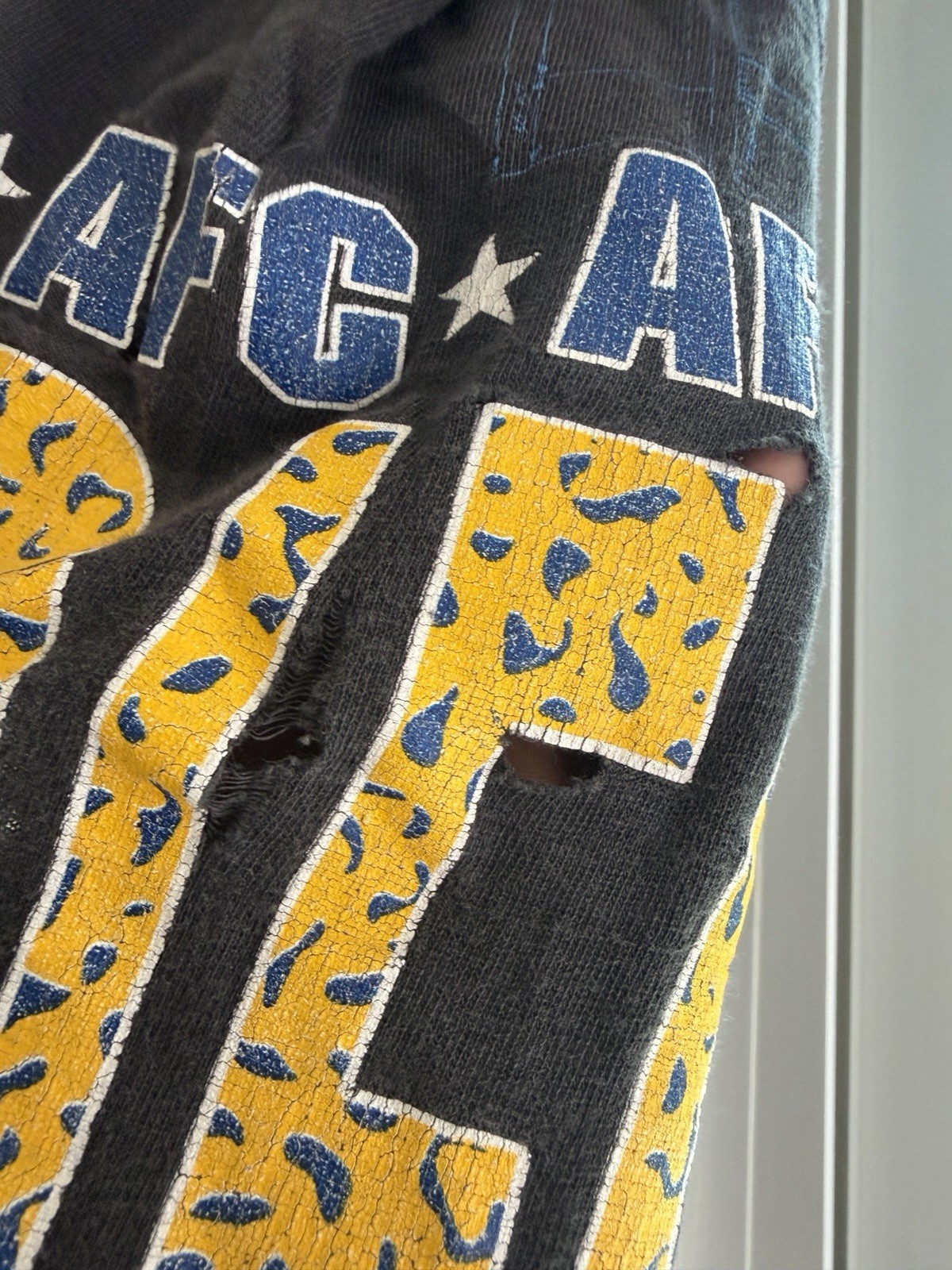 Vintage Chargers AOP Shirt Size Large 90s