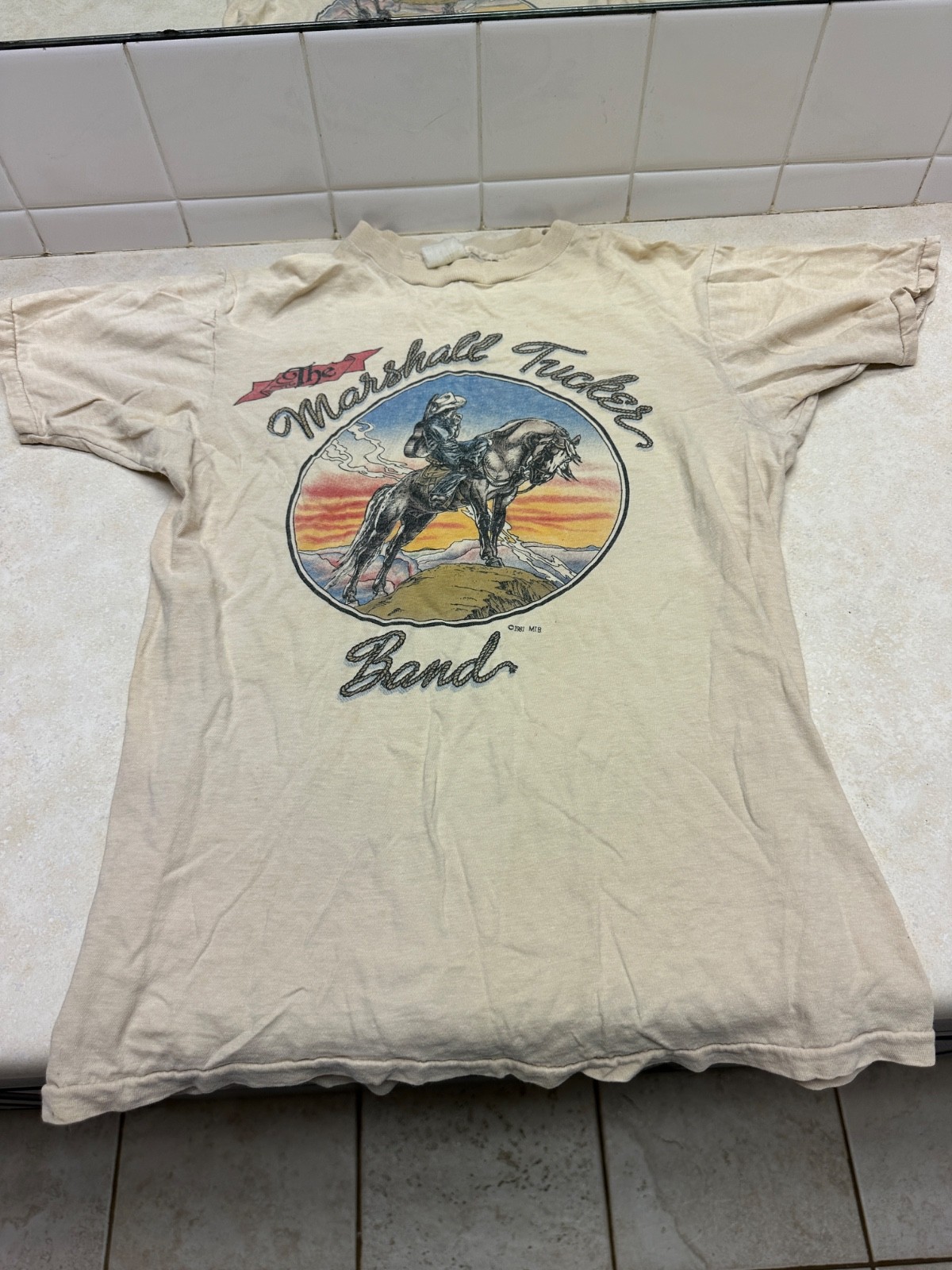 1981 The Marshall Tucker Band Concert Tour T-Shirt