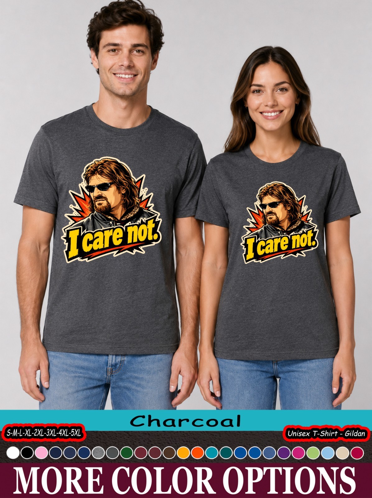 Funny I Care Not Shirt, Medieval Warrior Meme Graphic Tee