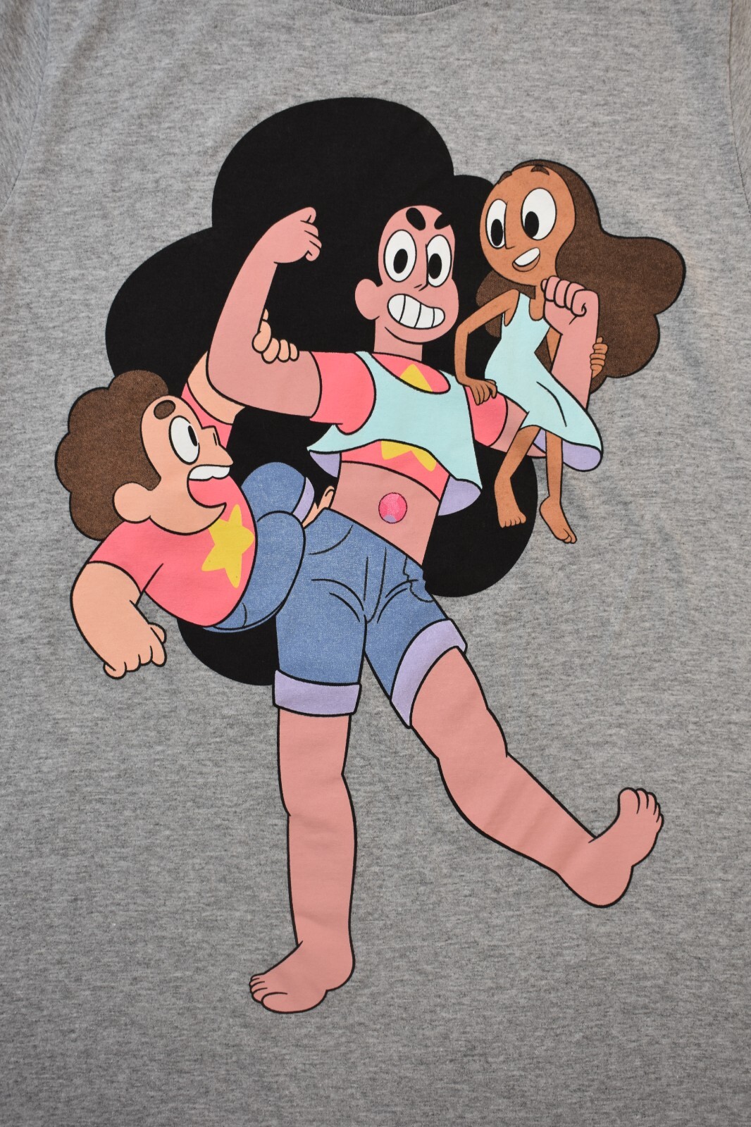 Steven Universe Mens Stevonnie Gray Shirt New XS-2XL