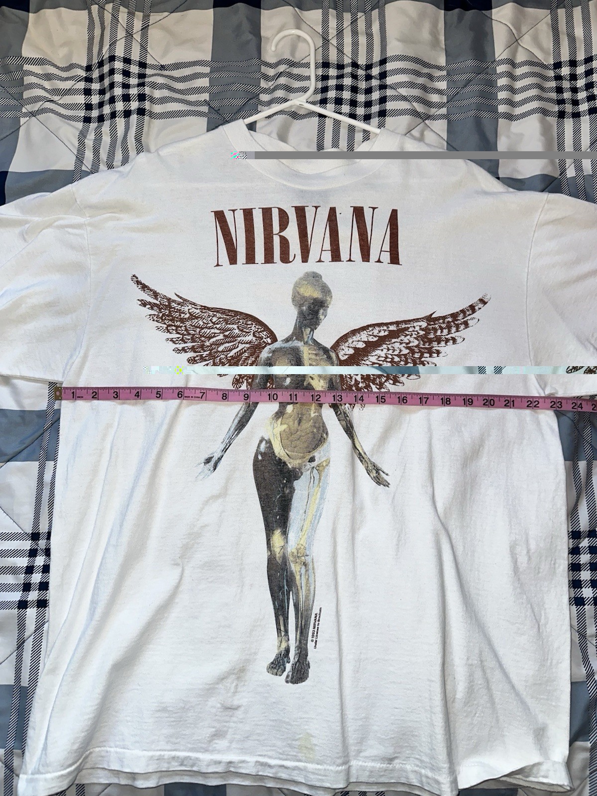 Vintage Nirvana In Utero Reprint Giant Tag XL Rare Shirt