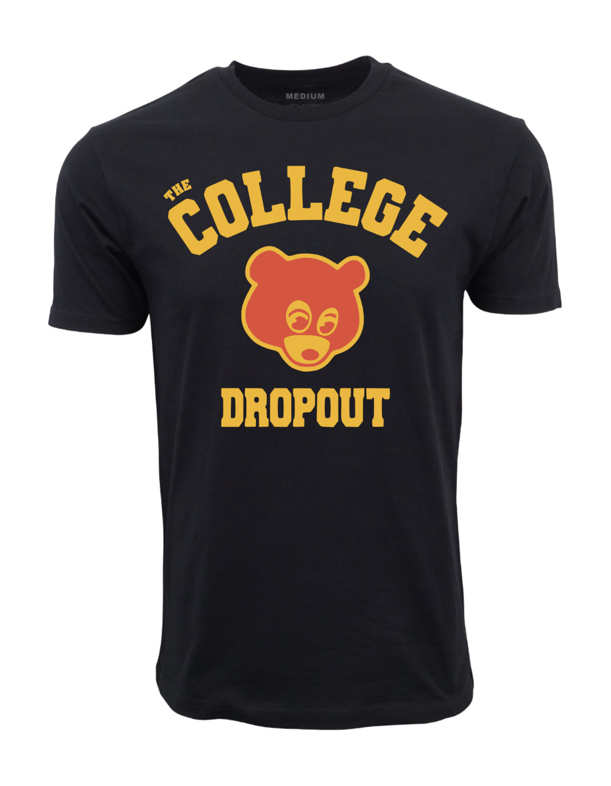 THE COLLEGE DROPOUT 2004 GRAPHIC BLACK T-SHIRT