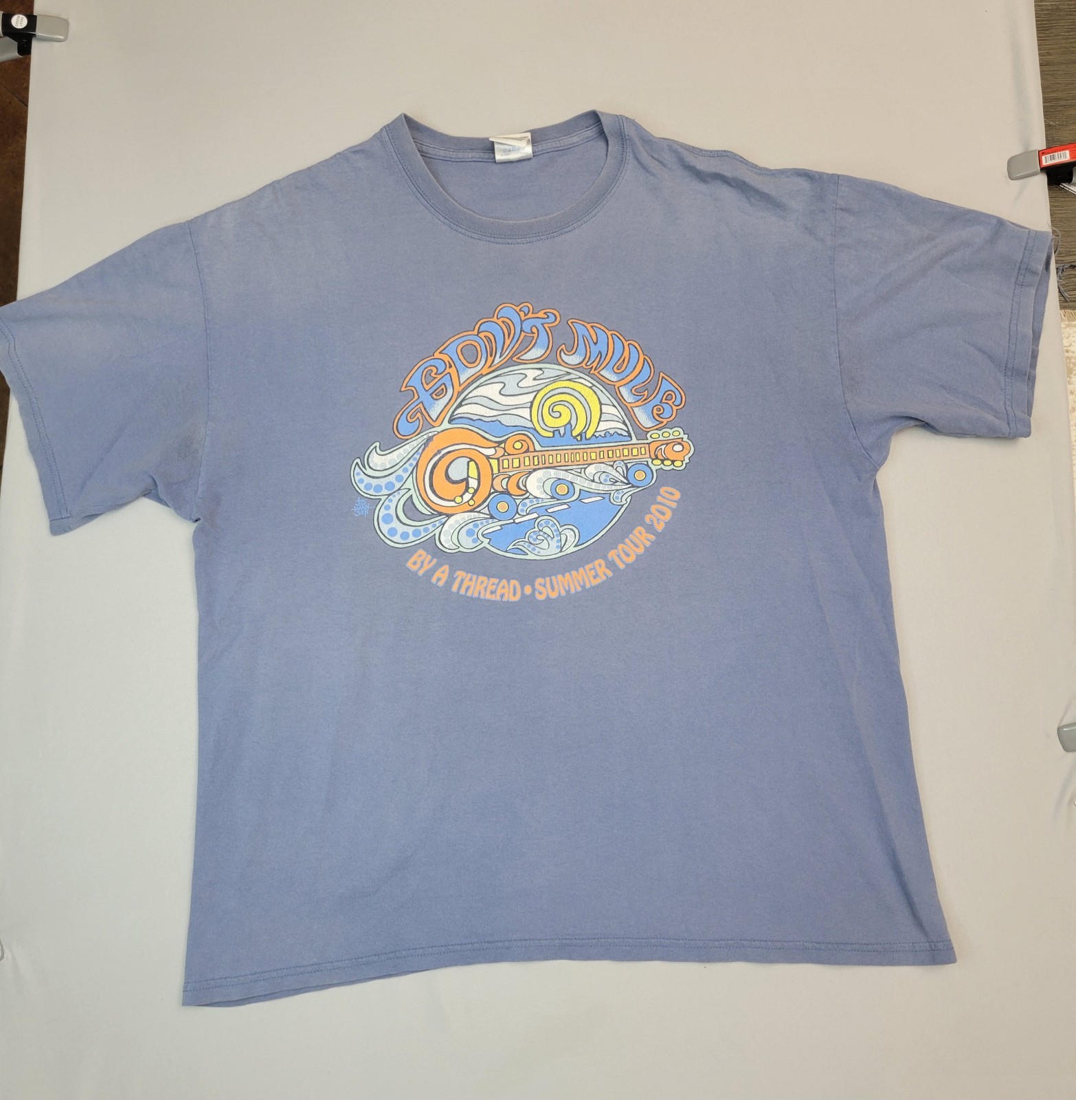 Govt Mule Vintage T-Shirt By A Thread Summer 2010 Tour Size XL