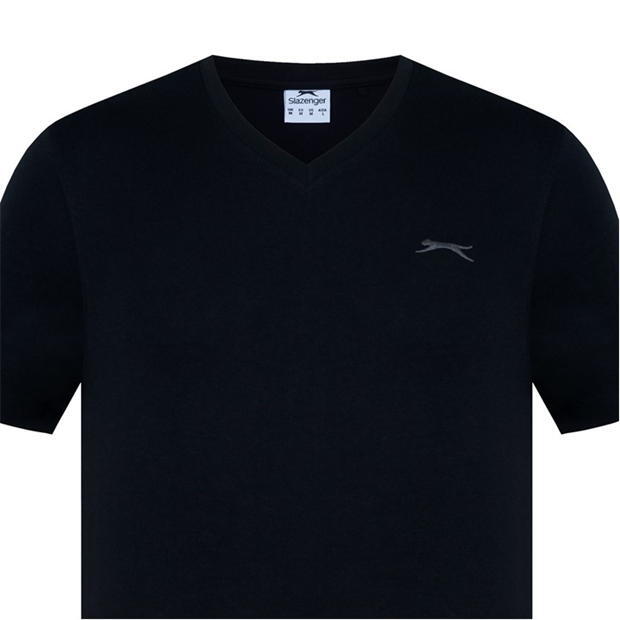 Mens Slazenger 100% Cotton V Neck T Shirt XS S M L XL XXL 3XL 4XL BNWT