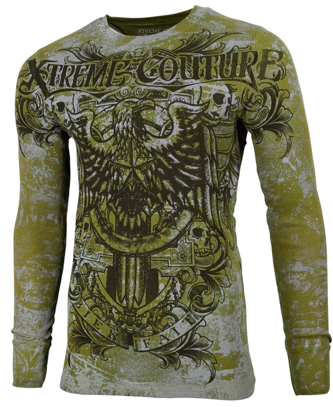 Xtreme Couture By Affliction Men’s Long Sleeve Thermal Shirt Patron