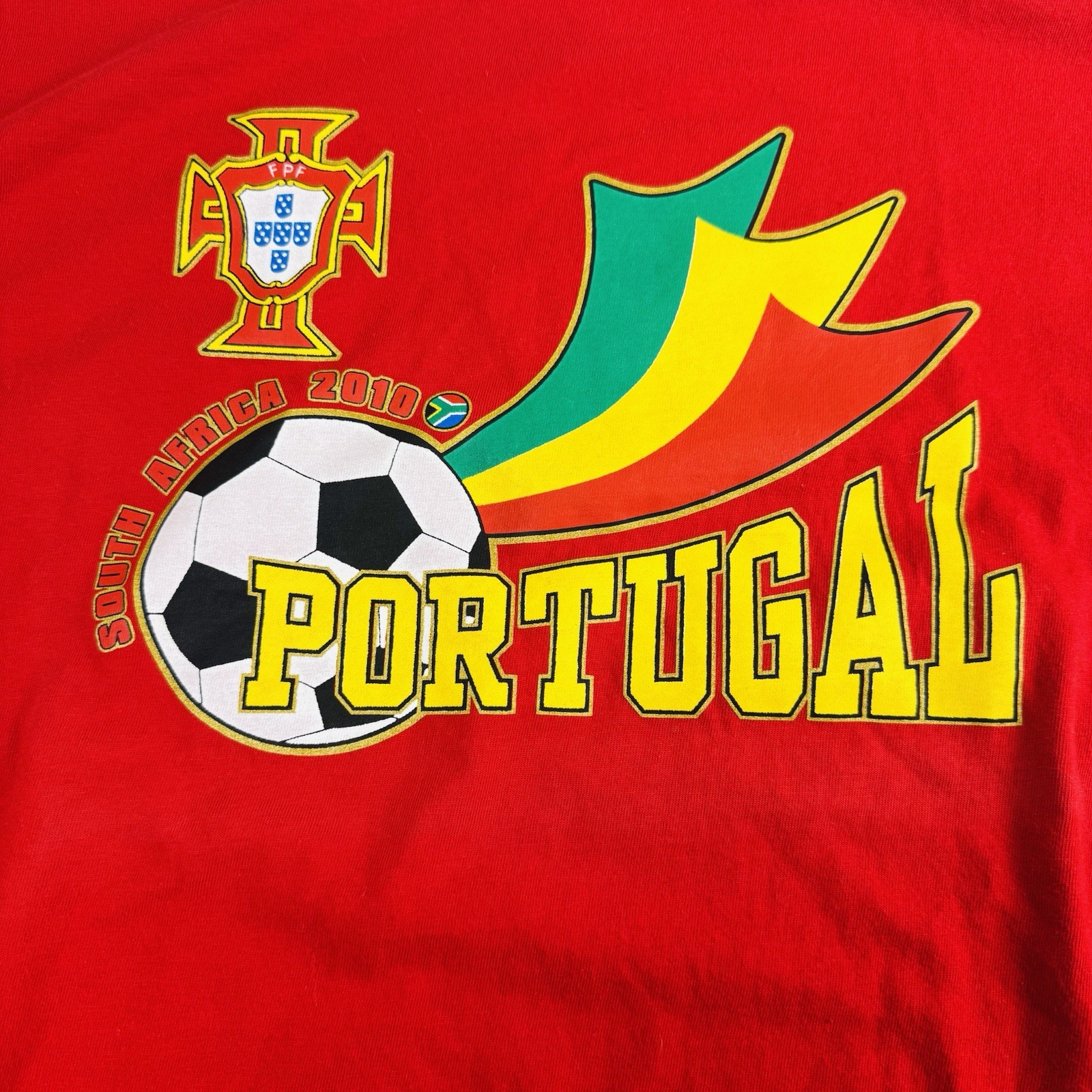 Portugal Soccer Football Team T-shirt Portuguese Flag Size XL