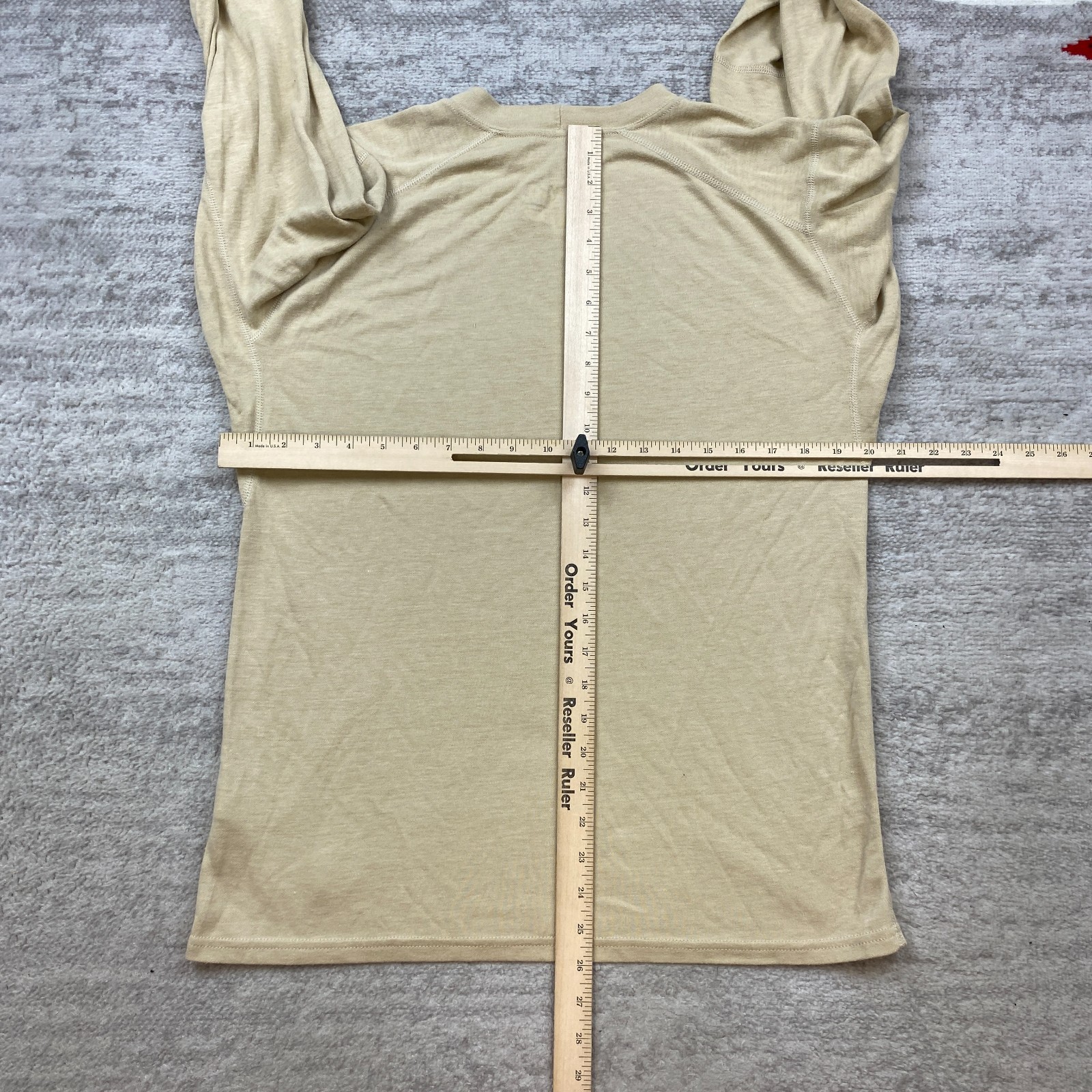 XGO FR Shirt Medium Beige Tan CAT CAL Flame Resistant Retardant HRC ARC Workwear