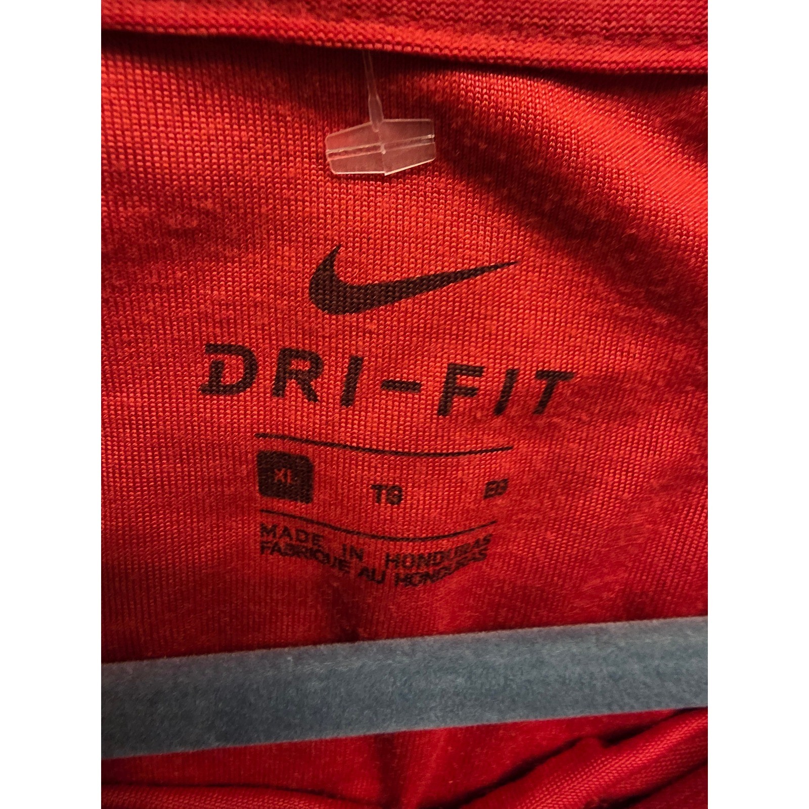Nike Mens Dri-FIT Training T-Shirt XL Red Short Sleeve Swoosh 832864-659