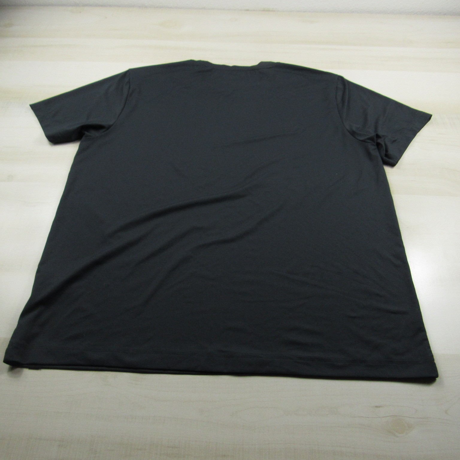 Rhone Shirt Mens Large Black Essentials Tech Performance Stretch Gym Training