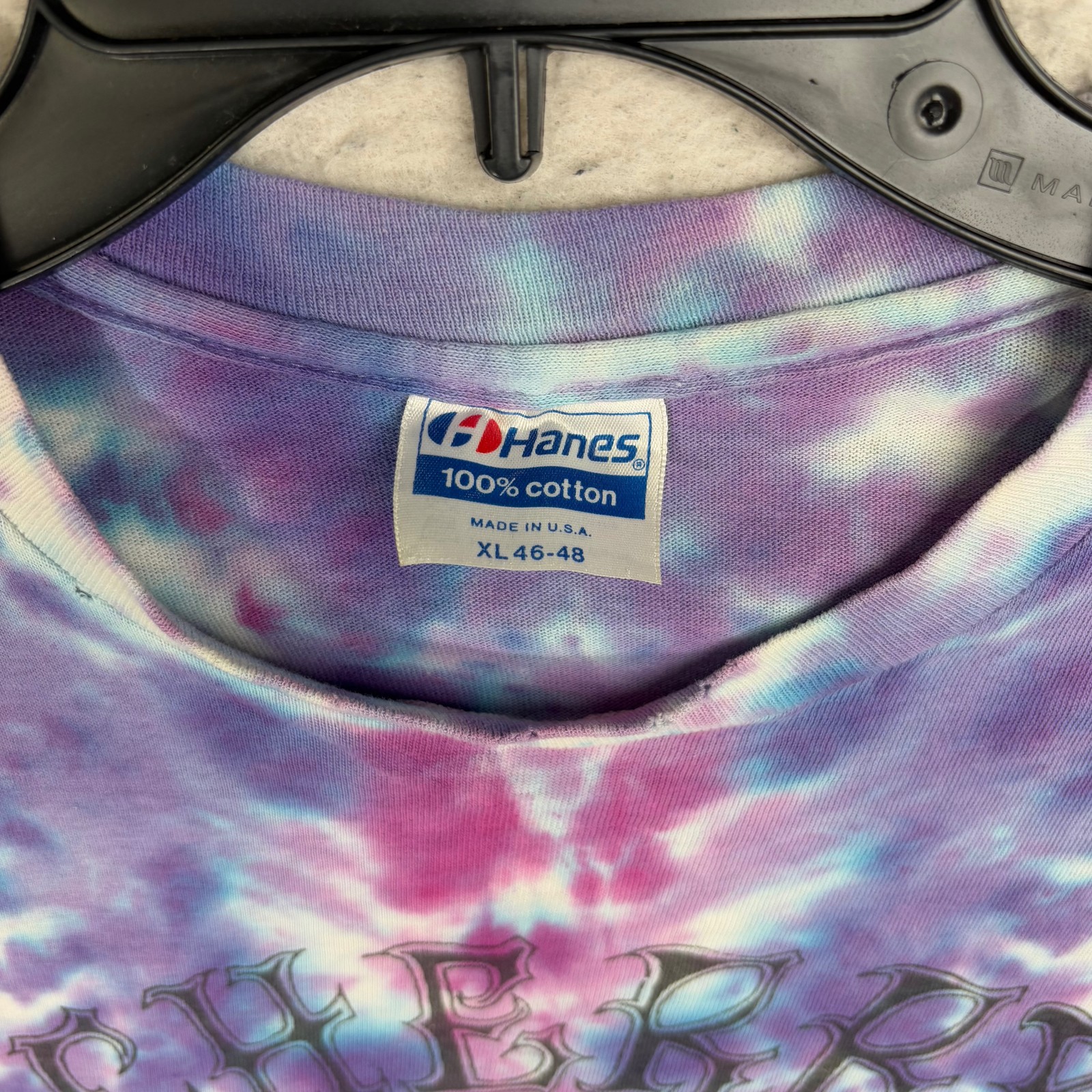 Vintage Ben & Jerry’s “Cherry Garcia” Tie-Dye Shirt Hanes Size XL 46-48