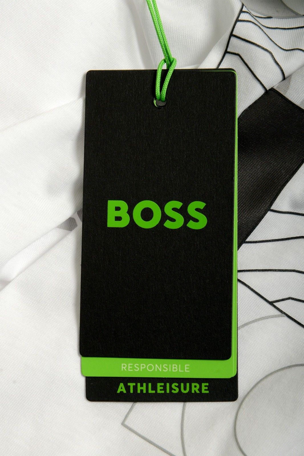Hugo Boss Men’s “Tirax 1” White Logo Print Short Sleeve T-Shirt US 2XL IT 56
