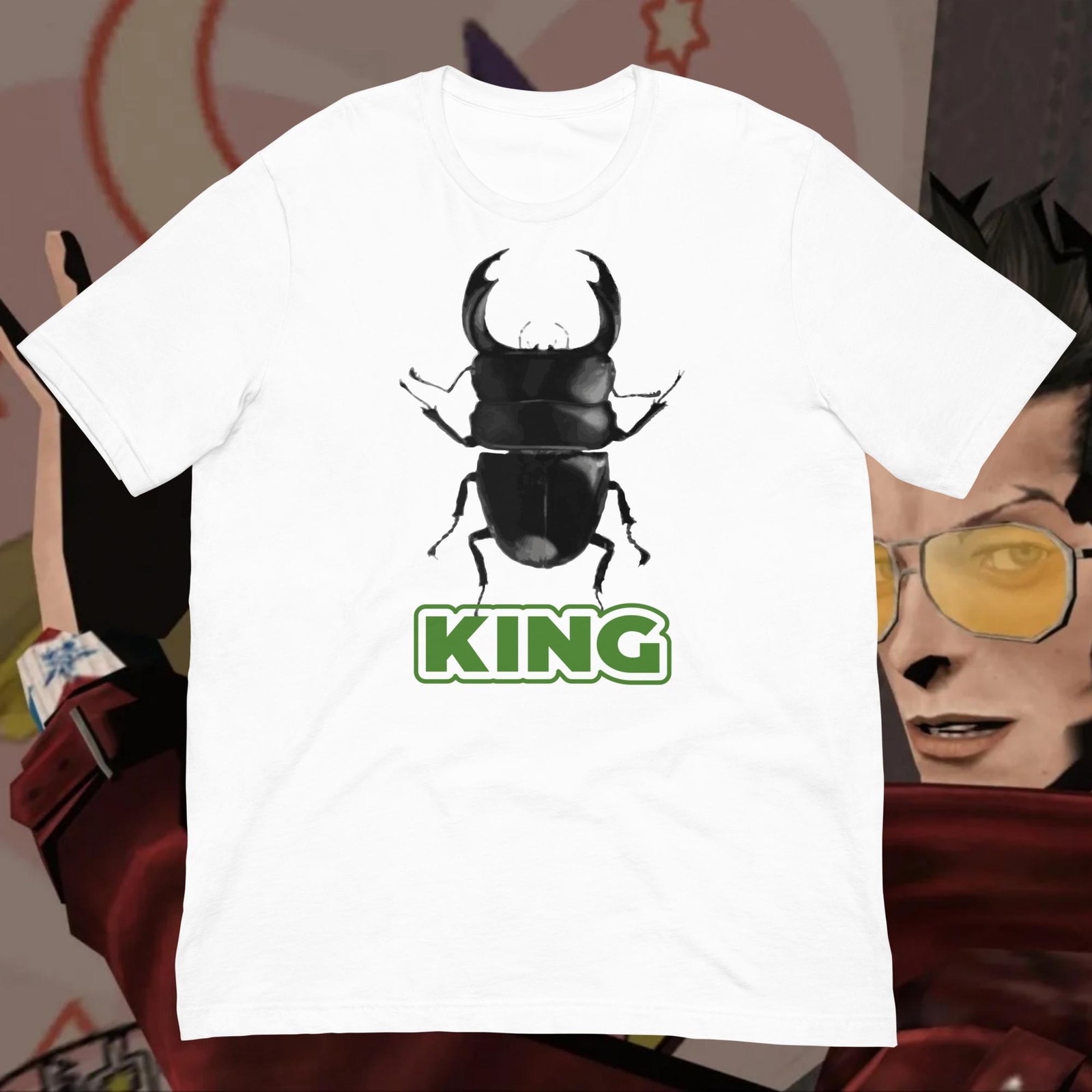 No More Heroes Travis Touchdown 006 King Of Beetles Cosplay Shirt