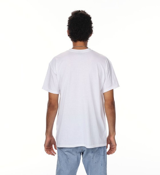 Gildan G800 Adult 5.5 oz 50-50 White T-Shirt Size 2XL – 5 count