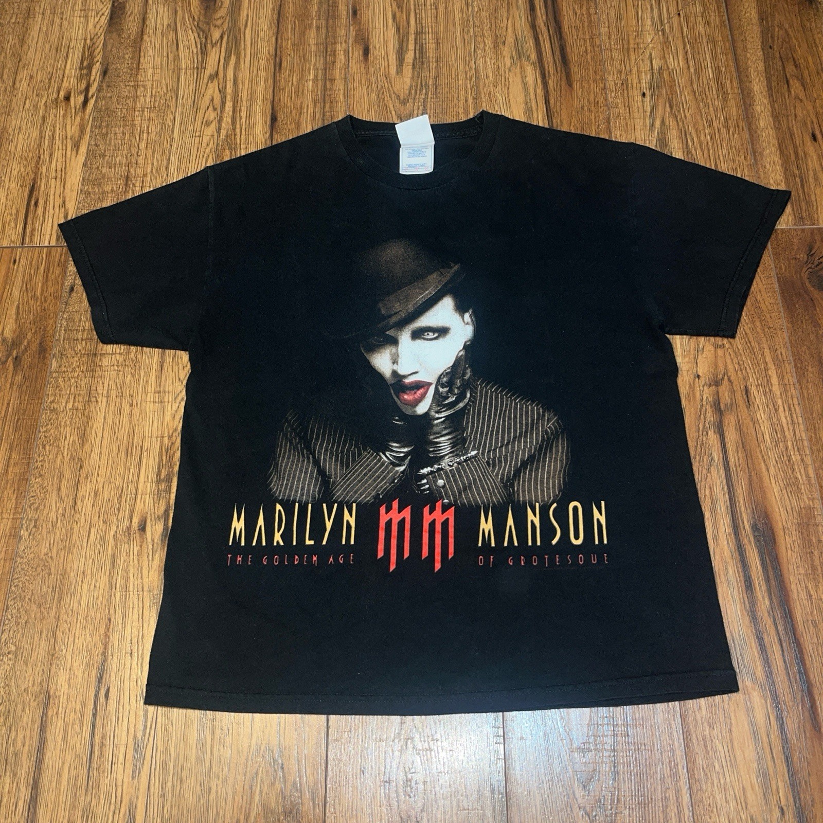 Vintage 2003 Marilyn Manson The Golden Age Of Grotesque Tour T-shirt