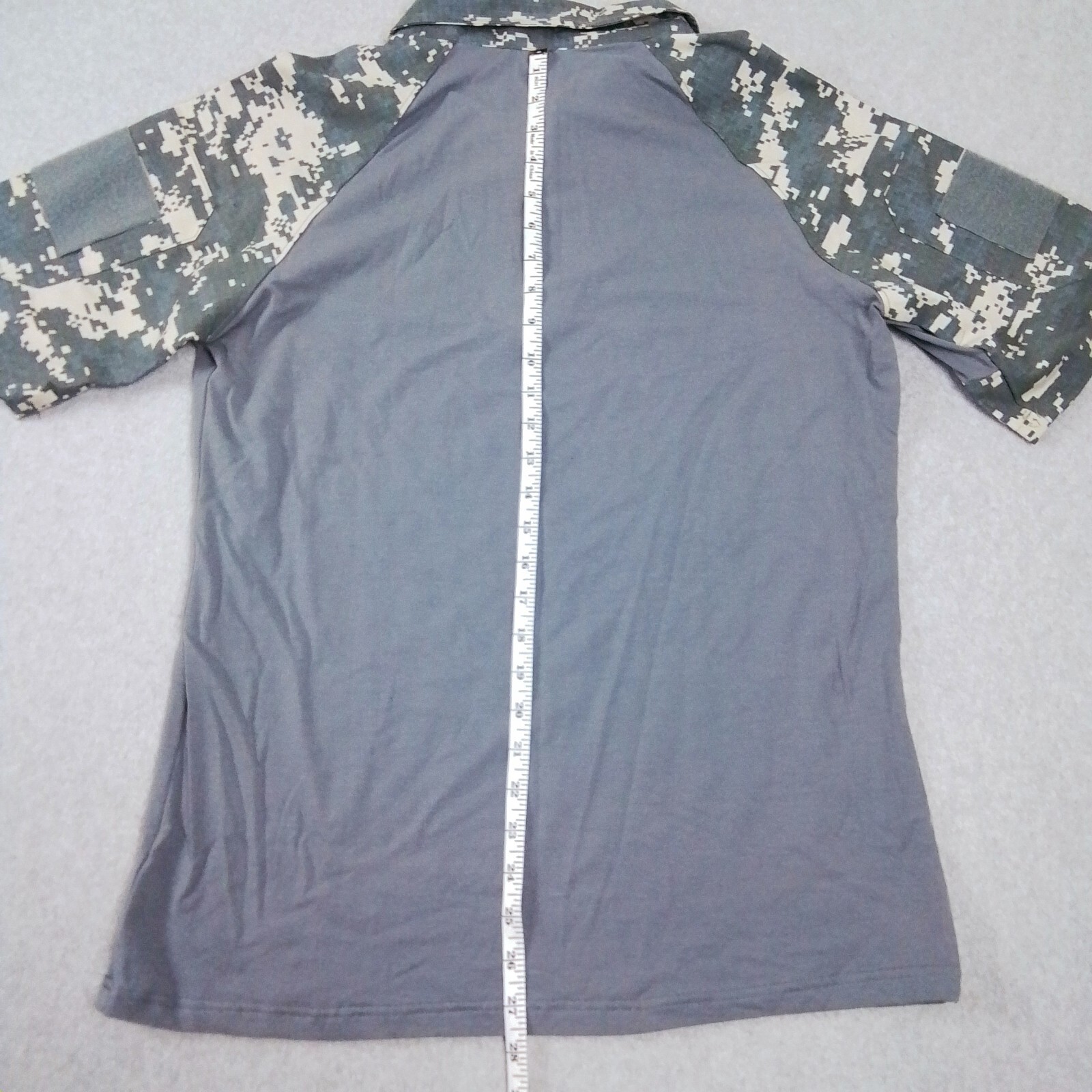 New Magcomsen First Grade Class B Men’s Size XL Shirt Gray W/Digital Camo Sleeve
