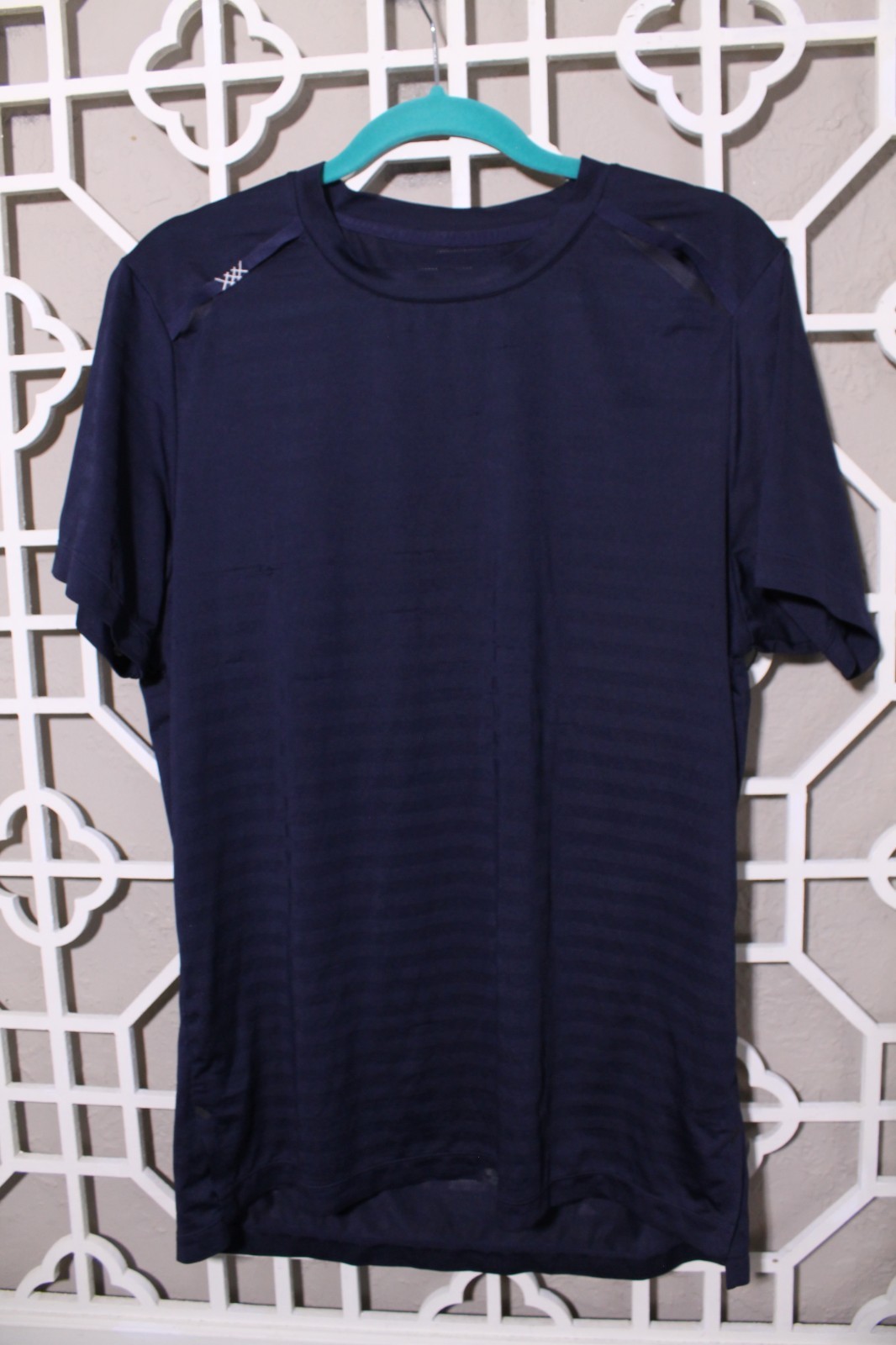 Rhone Shirt Mens M Blue Swift Short Sleeve Performance Lightweight FLAW Men