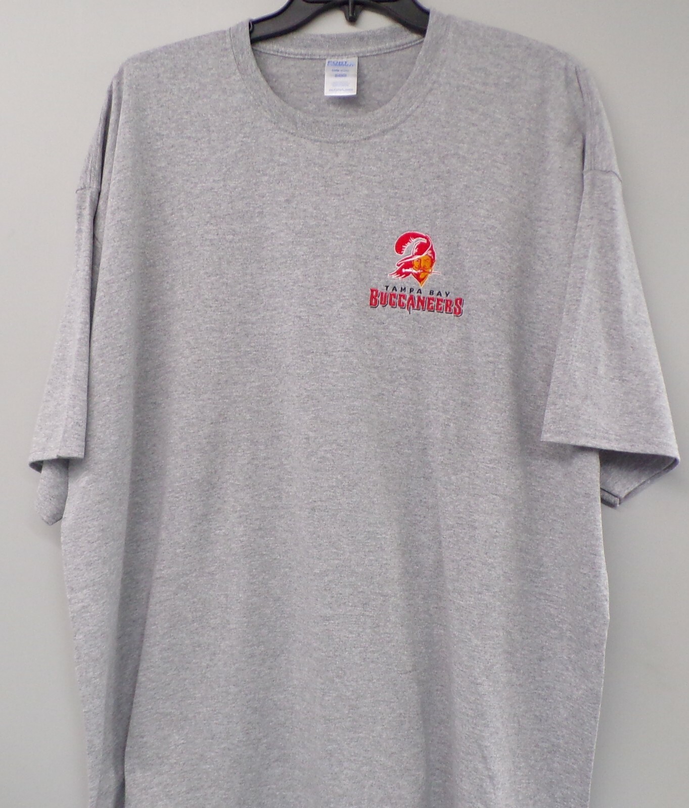 NFL Tampa Bay Buccaneers Old Logo Embroidered T-Shirt S-6XL, LT-4XLT New