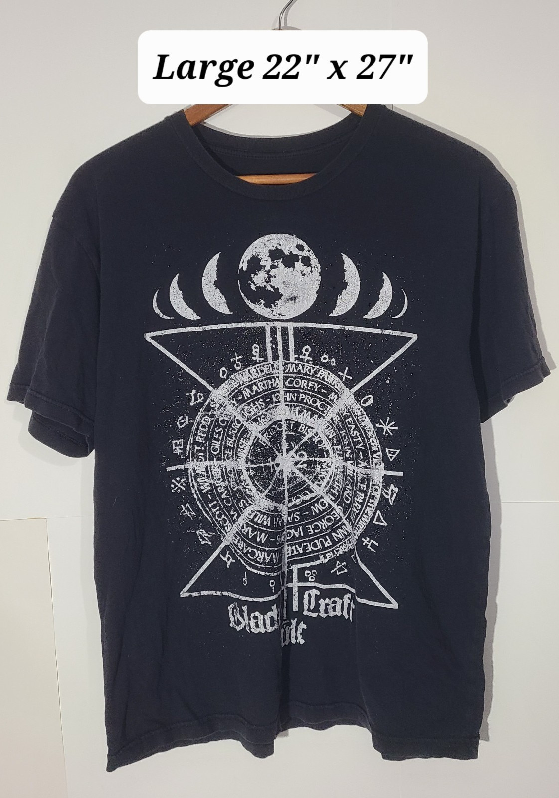 Black Craft Cult Moon Black Large T-Shirt