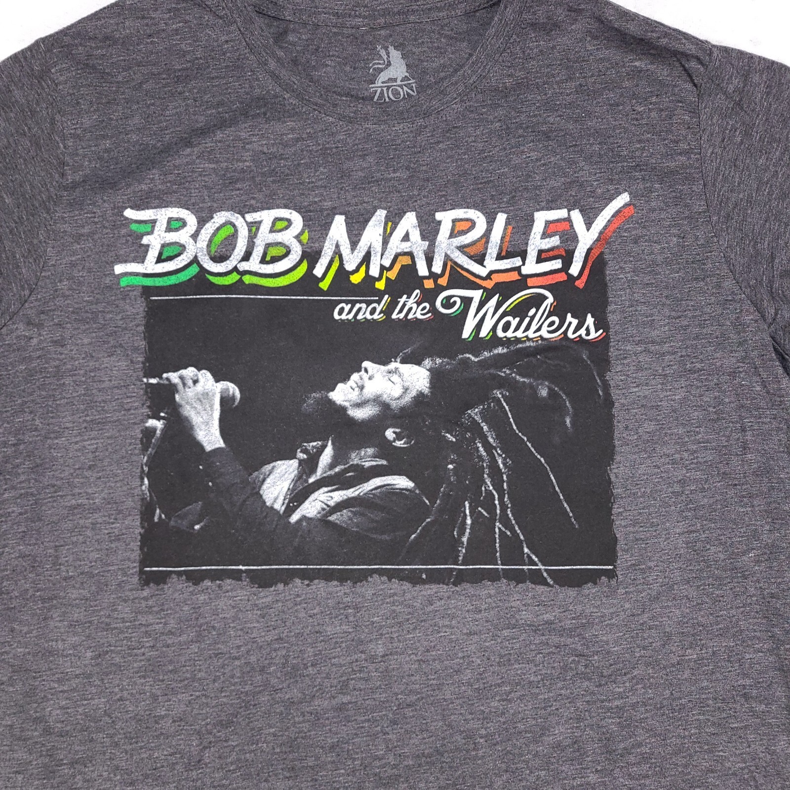 Bob Marley and the Wailers Mens T Shirt Size L Large Zion Rootswear NEW #p86