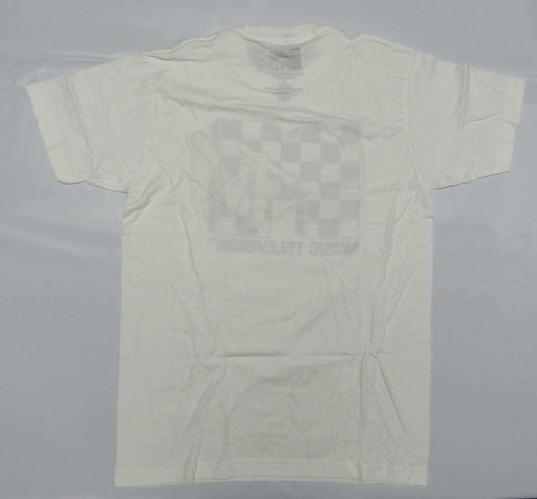 New MTV Music Television Mens S-M-L-XL-2XL-3XL White 90’s Style Shirt $22