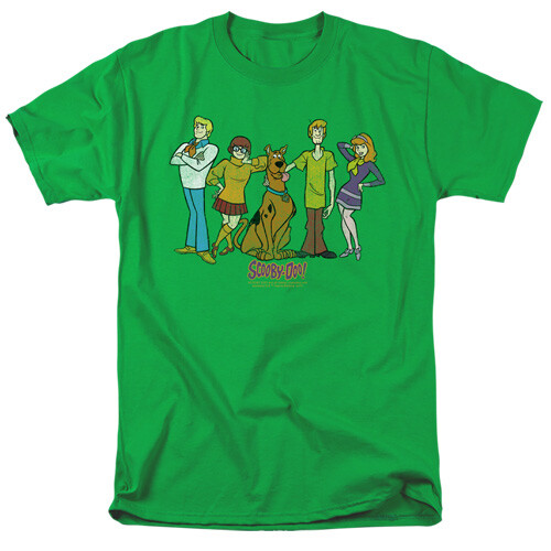 SCOOBY DOO SCOOBY GANG Licensed Adult Men’s Graphic Tee Shirt SM-4XL