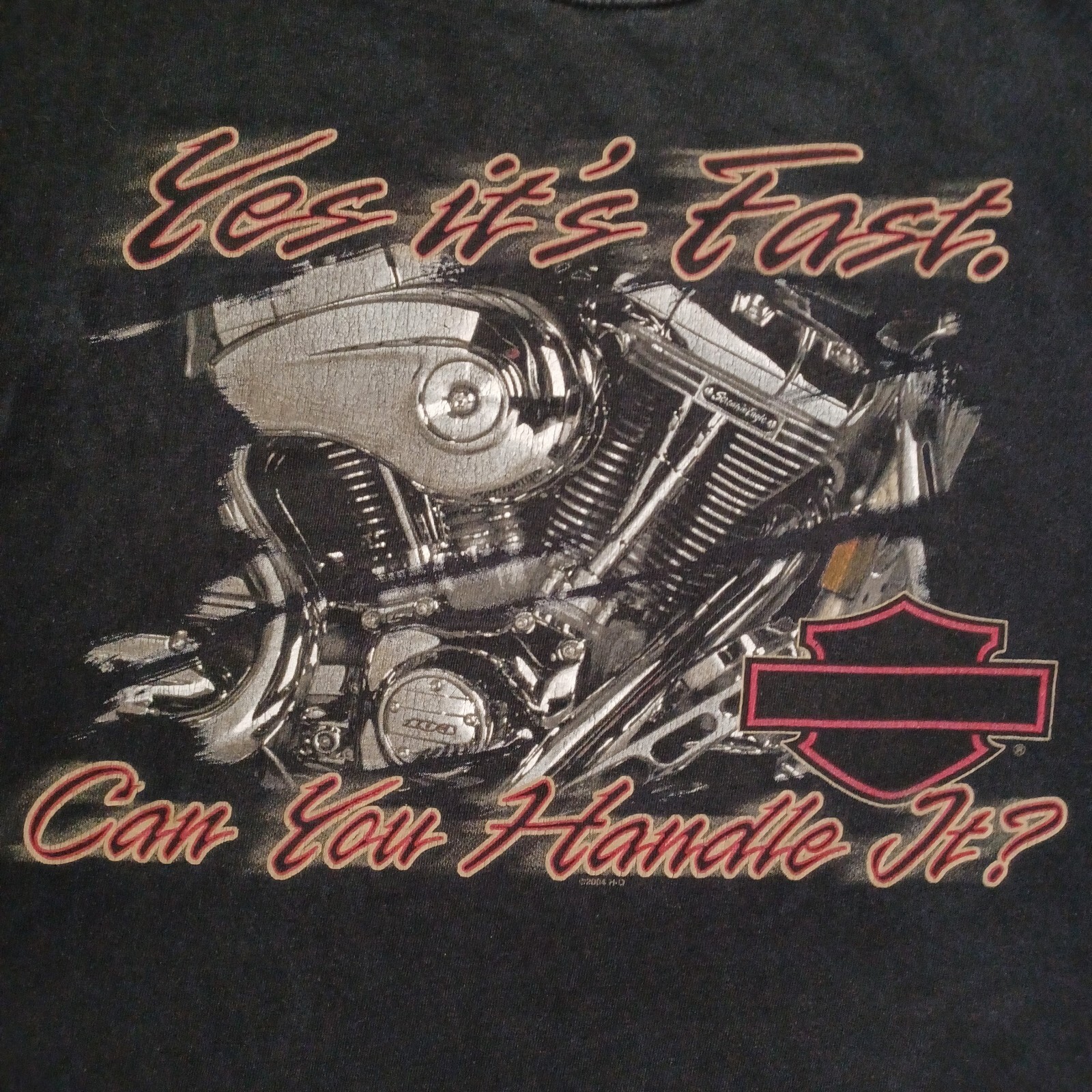 Vtg Harley Davidson T Shirt Mens Black L Logo Pat Rogers Speedway Motorcycle Y2K