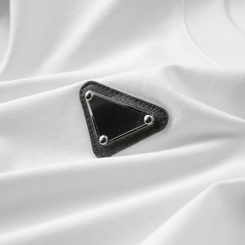 New Fashion Trend Embroidered Summer Short Sleeve Luxury Men Streetwear T-Shirt