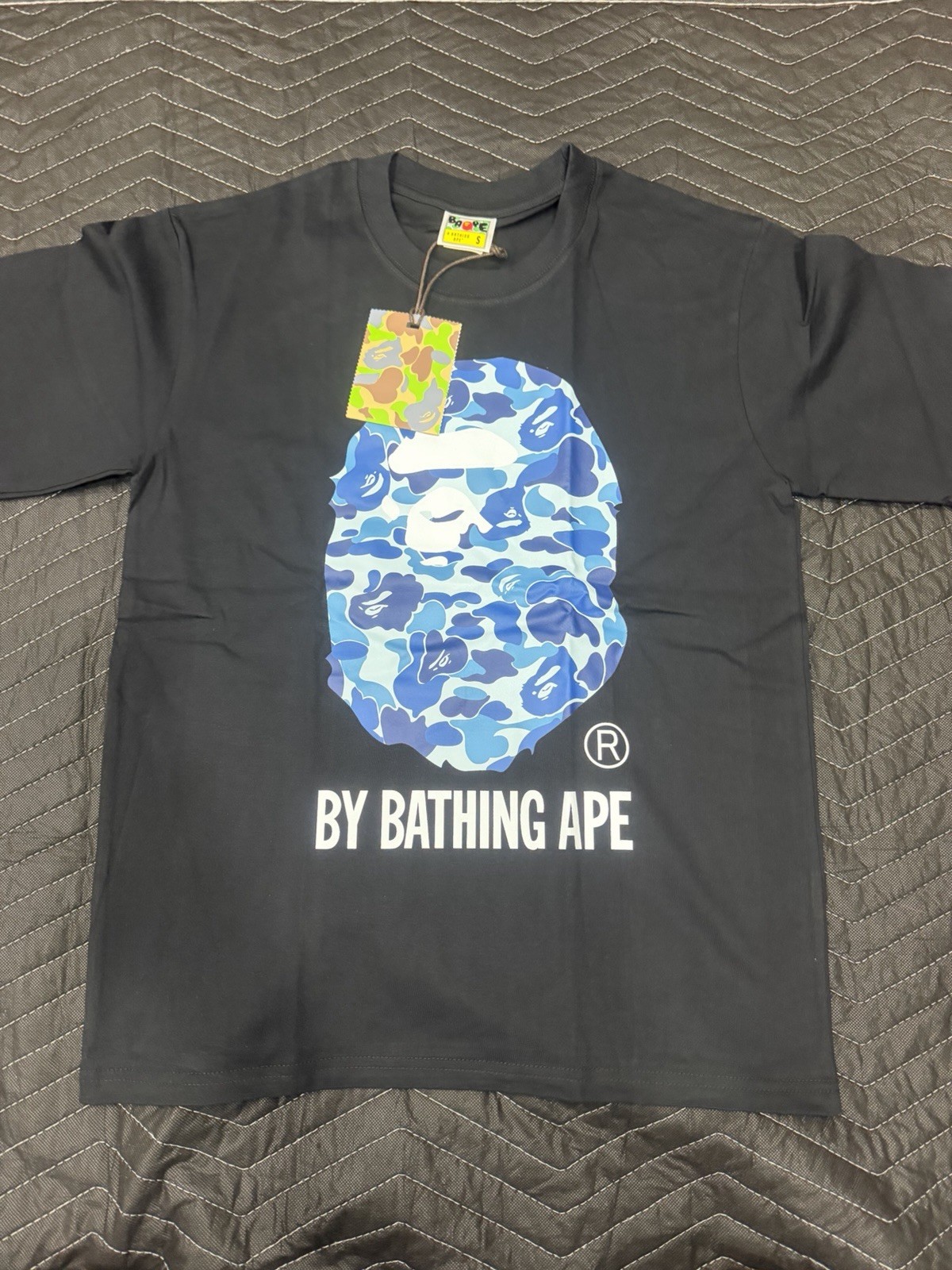 Blue bape shirt