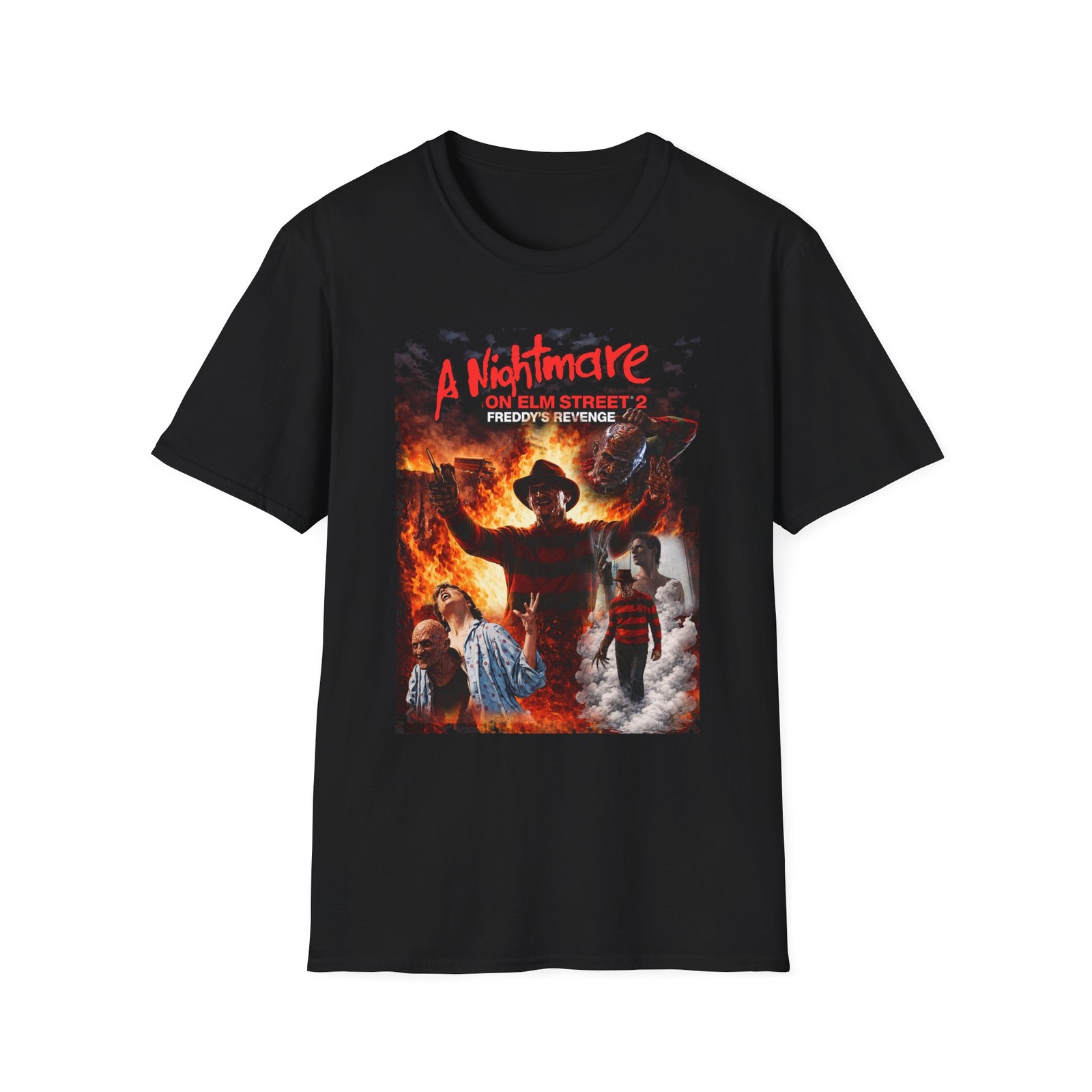 A Nightmare on Elm Street 2 horror movie T-Shirt | Freddy Krueger graphic