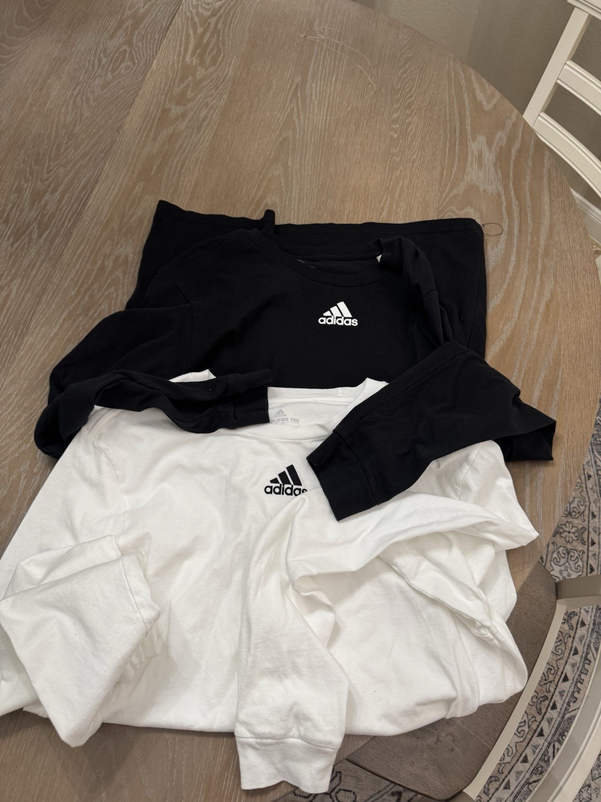 adidas Amplifier T-Shirt Long Sleeve Black And White XL – Brand New No Tags