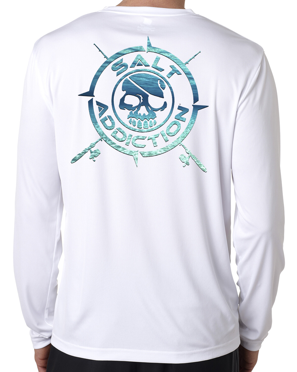 Salt Addiction t shirt Saltwater long sleeve microfiber fishing 50+ uv life