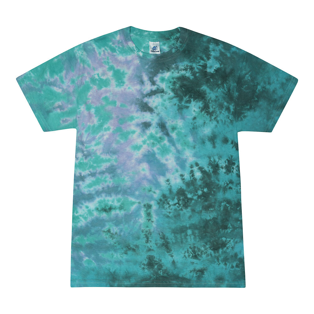 Tie Dye T-Shirts Multi-Color Adult XXX-Large 100% Cotton Colortone