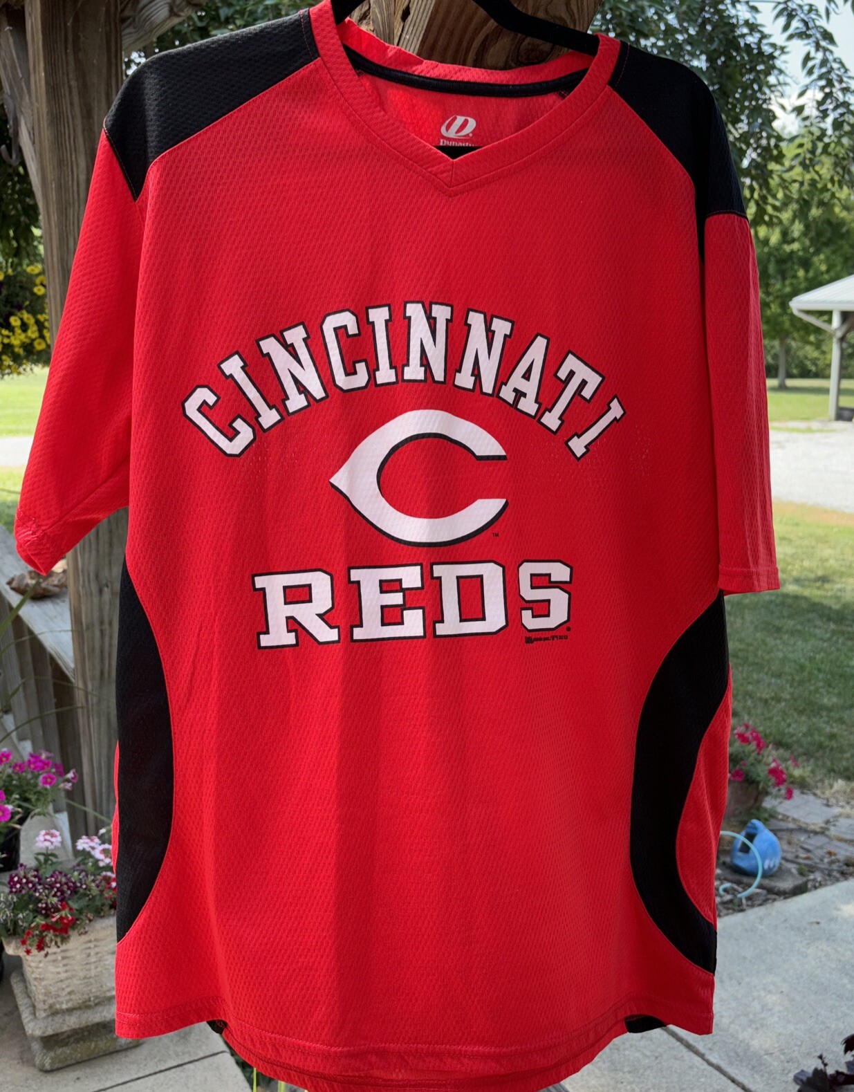 Vintage Dynasty Cincinnati Reds Baseball Mens Size XL 46-48 Shirt Red Tee Tshirt