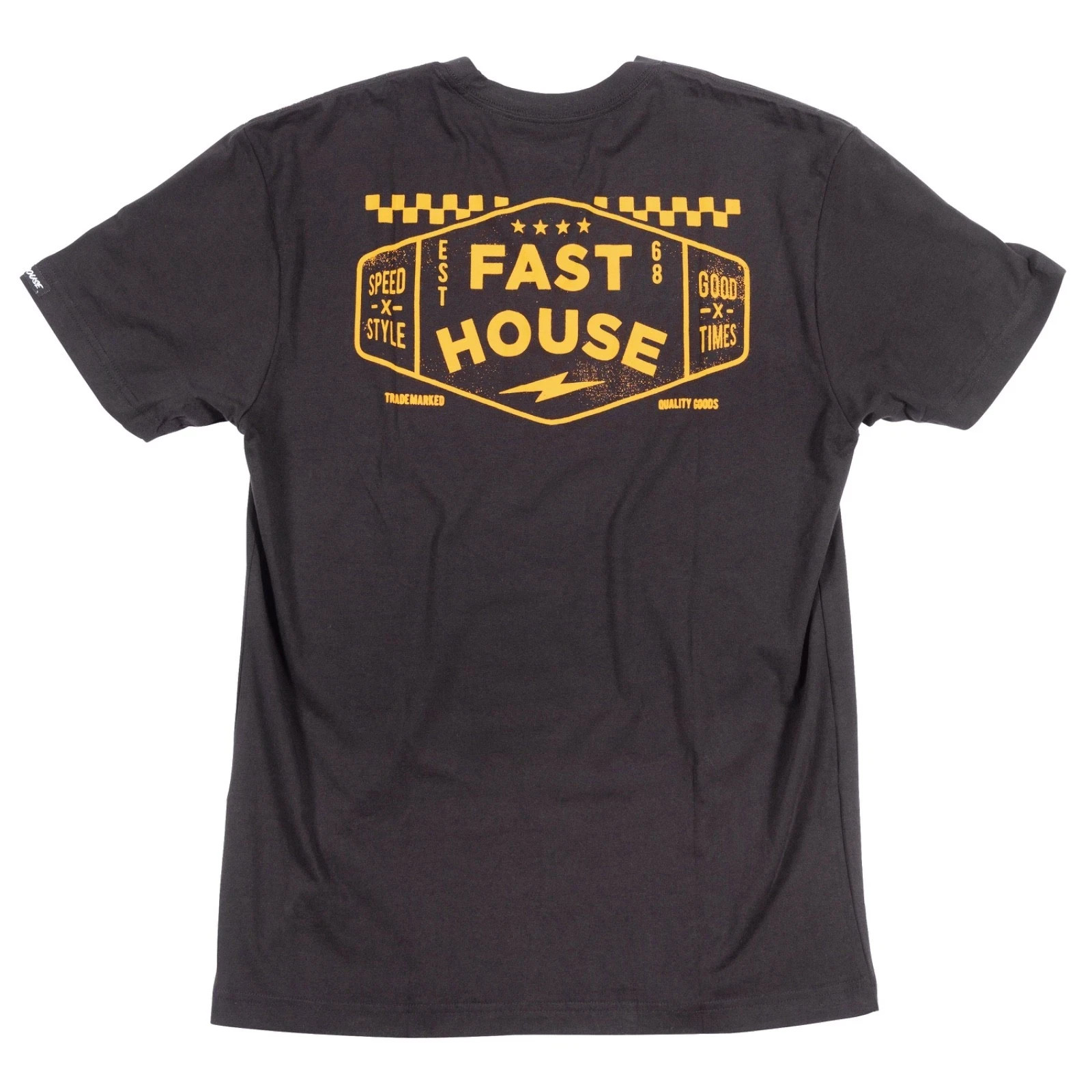 Fasthouse Station Tee Black Adult Logo Short Sleeve T-shirt Large 100012-00-10